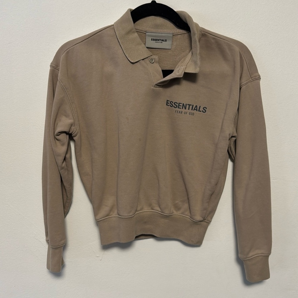 Essential fear of God sweatshirt, collared shirt, Kids